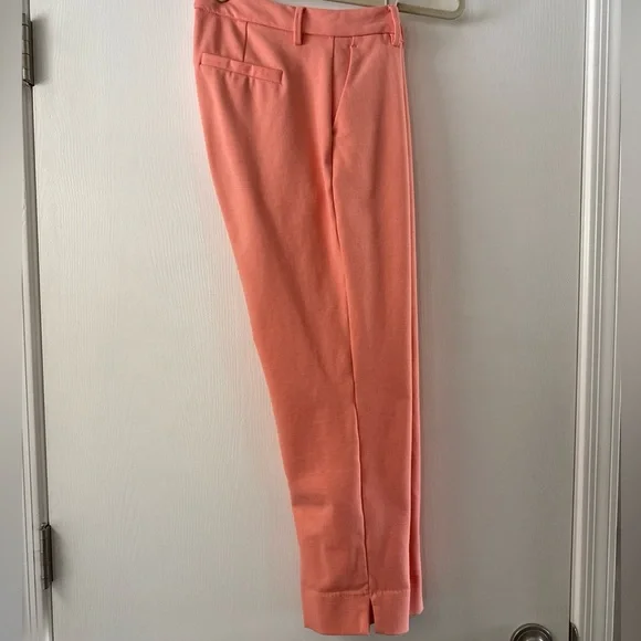 Liverpool Mid Rise Light Orange Cantaloupe Kelsey Trouser Size 6/28 Cropped EUC - Picture 3 of 15